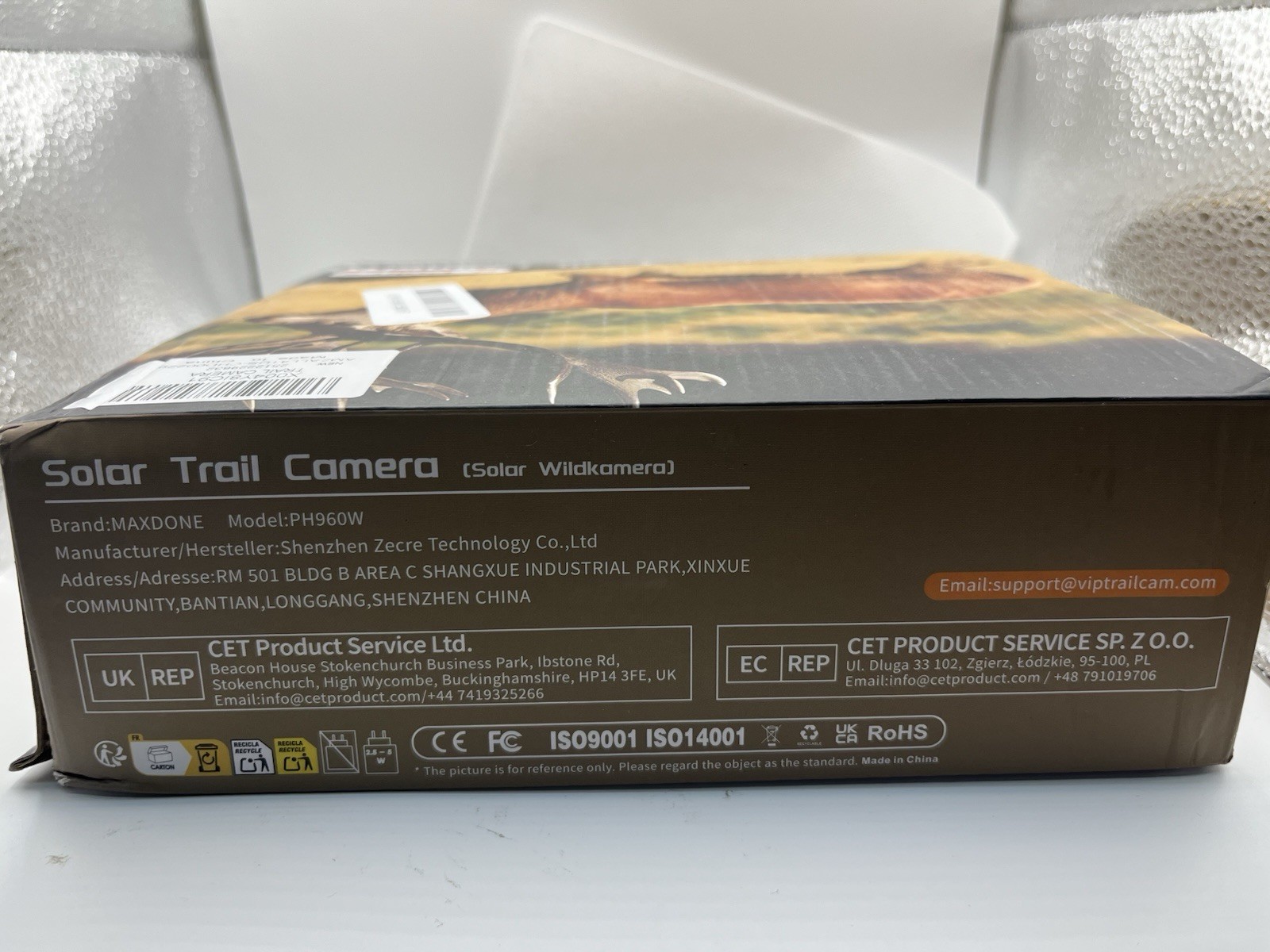 MAXDONE Solar Trail Camera 2 Pack - 64MP WiFi Bluetooth Solar Deer Camera wit