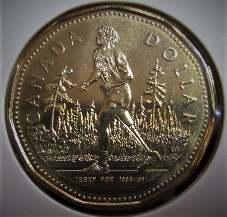 2005 Canada $1 Dollar Loonie - Tery Fox - Mint State - 1x UNC coin from Roll