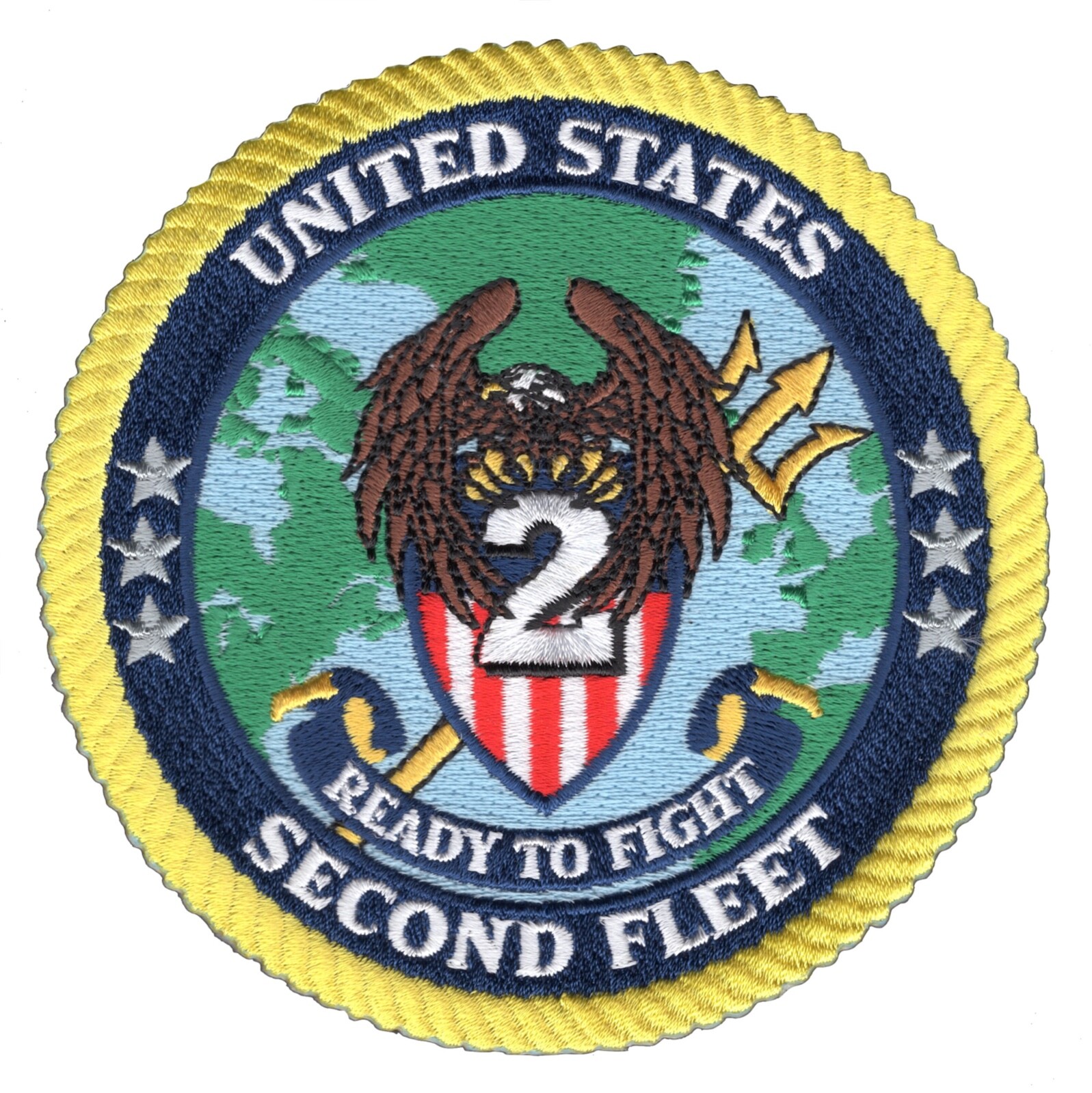 United States Second Fleet Patch