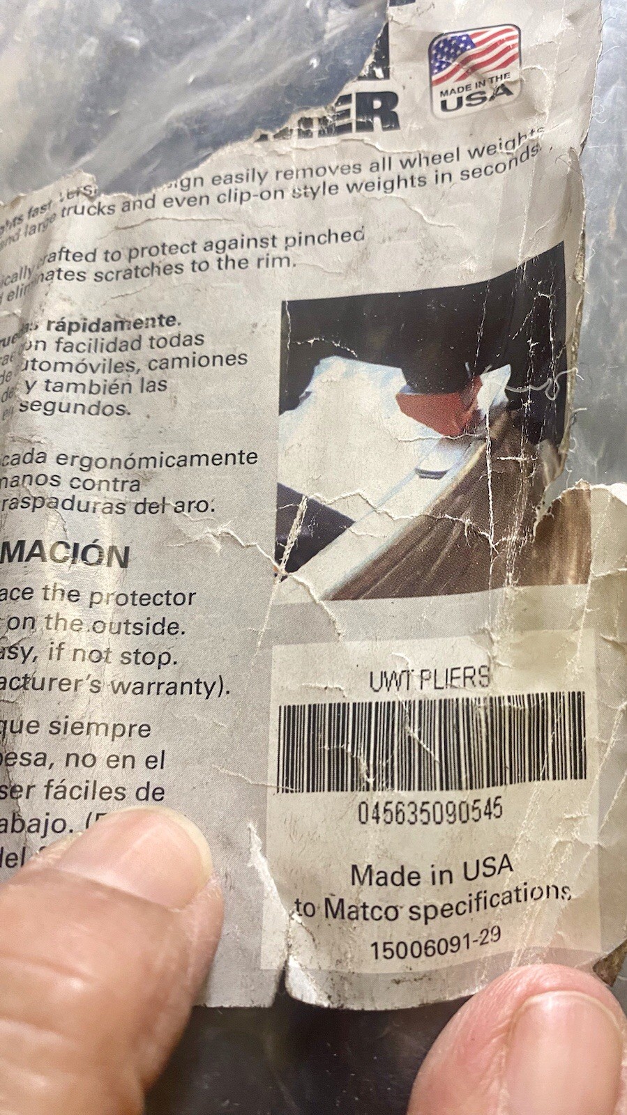 Matco Wheel Plier