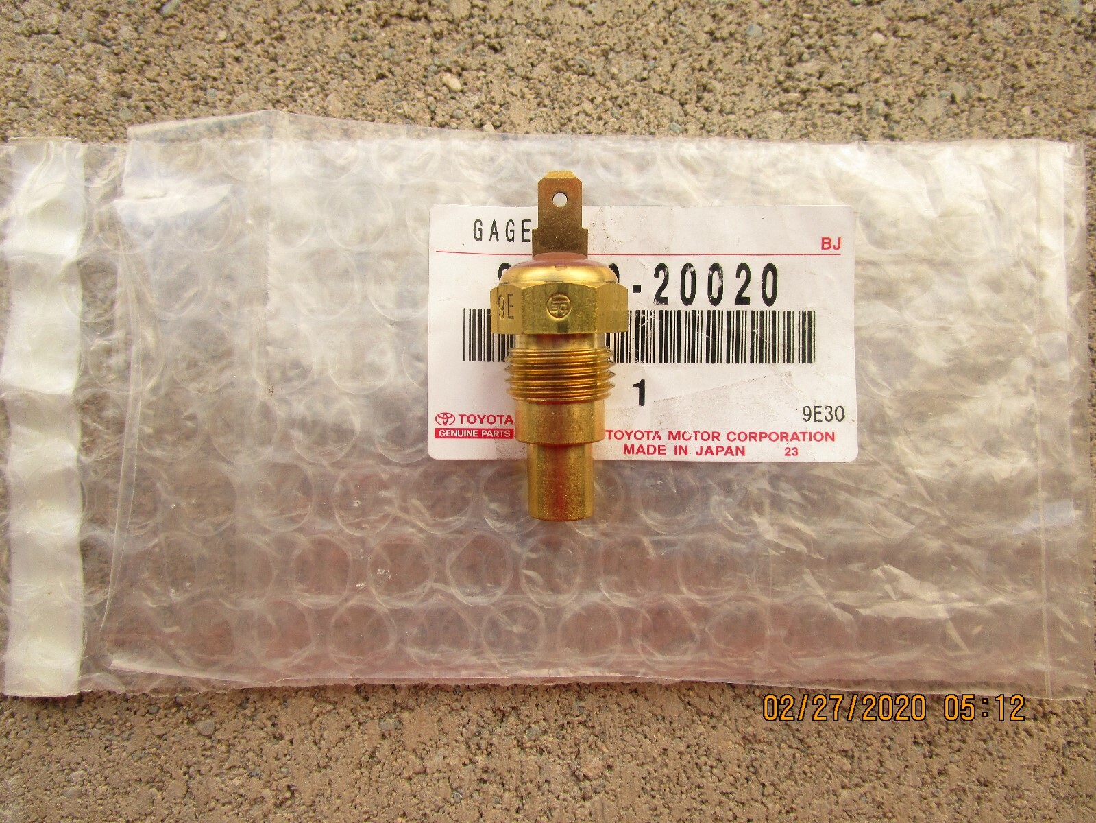 80 - 84 TOYOTA LAND CRUISER FJ40 FJ45 WATER TEMPERATURE GAUGE SENDER SENSOR NEW
