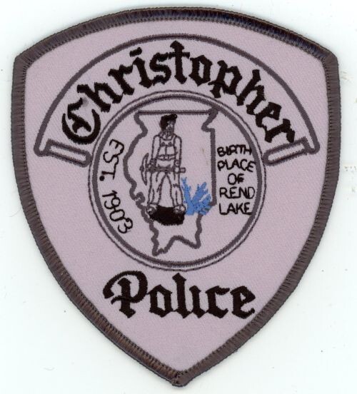 ILLINOIS IL CHRISTOPHER POLICE NICE SHOULDER PATCH SHERIFF