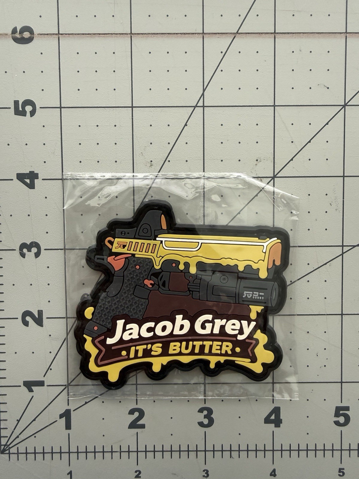Jacob Grey PVC Morale Patch “It’s Butter” 2026 NRAAM Convention Houston