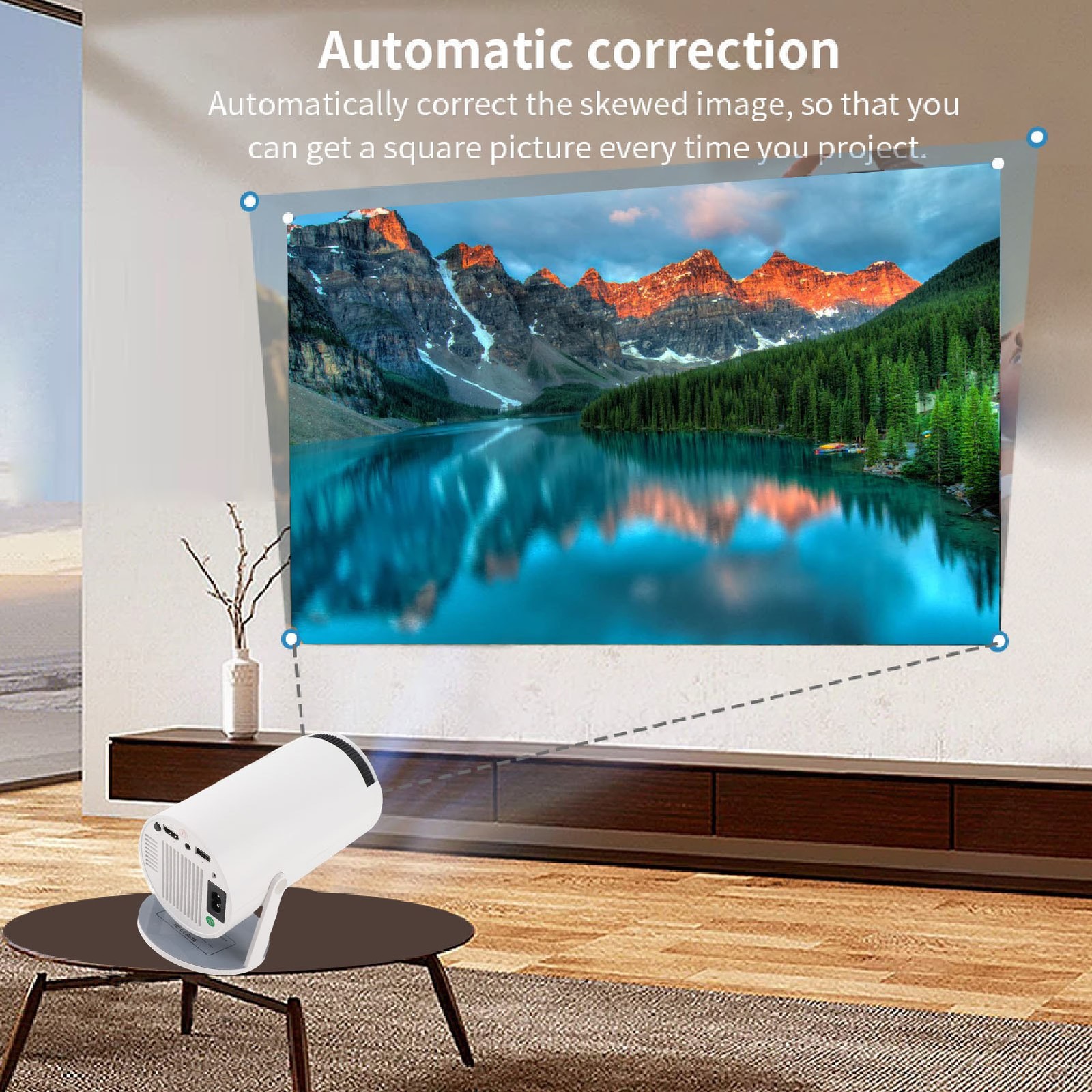 Mini WiFi Projector Full HD Movie Projector 120ANSI