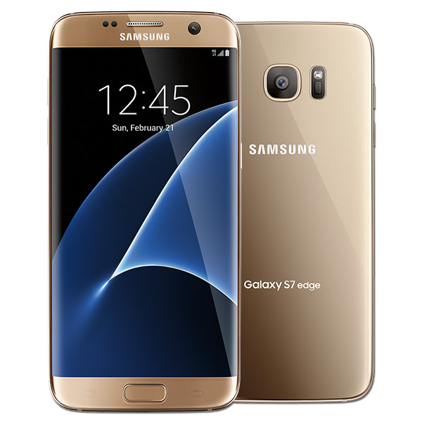 Samsung Galaxy S7 Edge G935U GSM Unlocked Android 32GB Smartphone Good Gold B+US