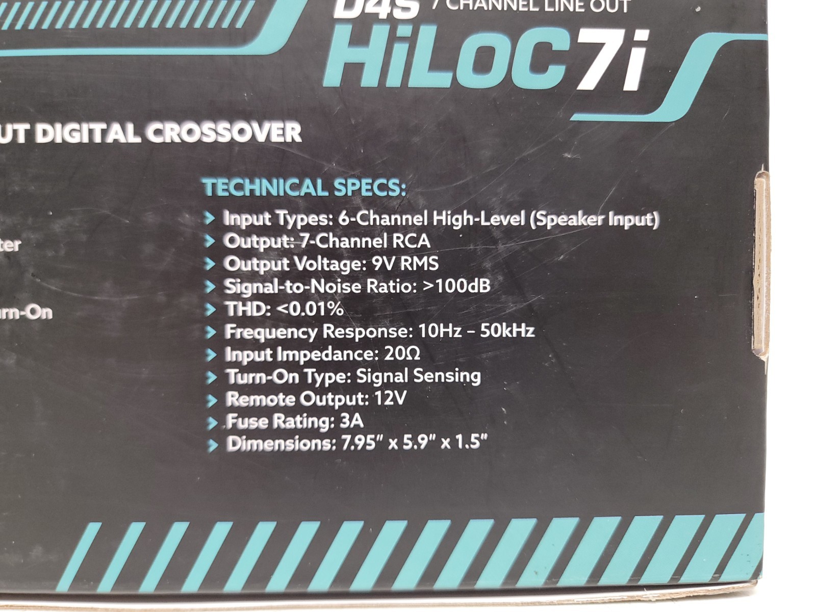 Down4Sound D4S HiLoC7i 7-Channel High Level Input Digital Crossover