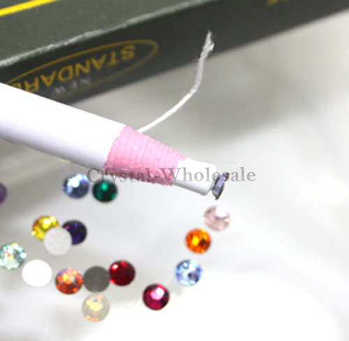 2 x Rhinestones stones wax picker pen tools for Crafting / nail art