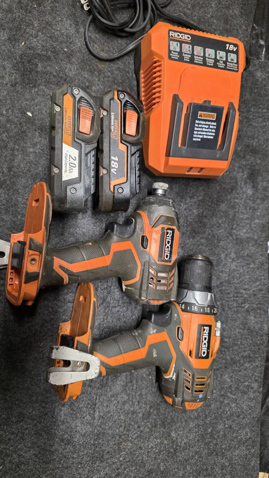 Rigid 18volt Drill And Impact
