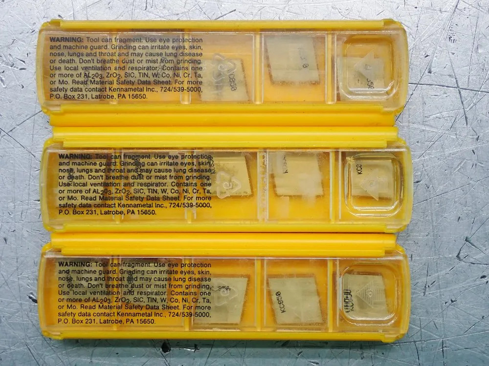 KENNAMETAL CPG421 MILLING INSERTS 3 PKGS 09240250071
