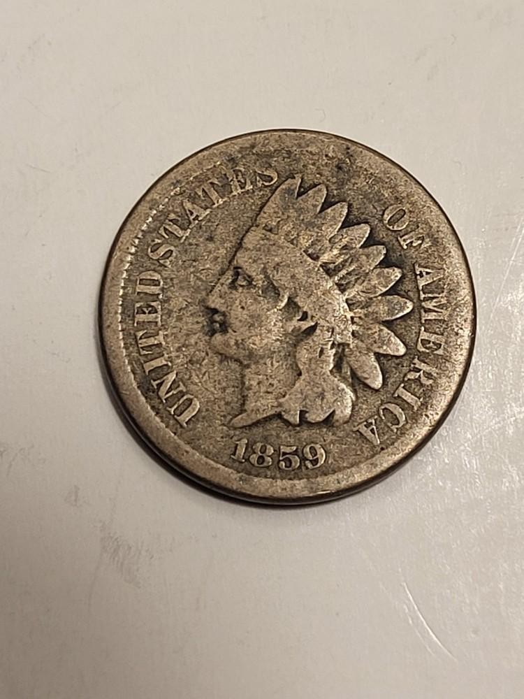 1859 Indian Head Cent  CHEAP !!!  A