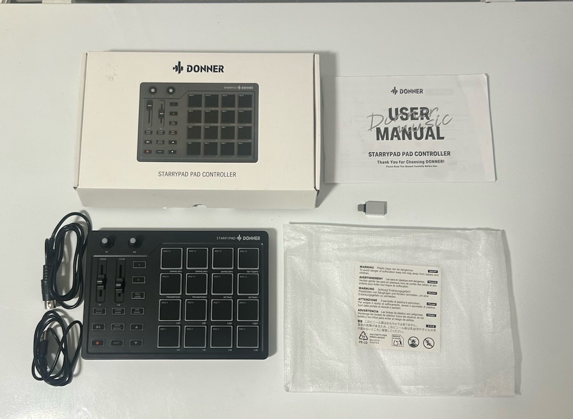 Donner MIDI Pad Beat Maker Machine Professional With Software | STARRYPAD