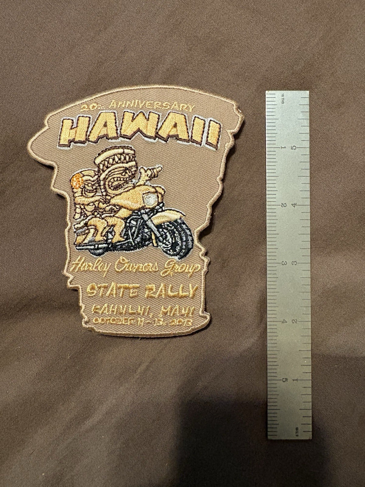 NEW Harley Davidson Owners Group State Rally Hawaii 2013 Patch