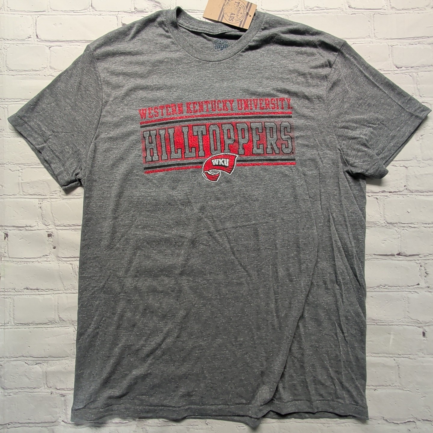 Mens XL NCAA WKU Hilltoppers T-Shirt Athletic Fit SS Graphic Print  Tee - NEW