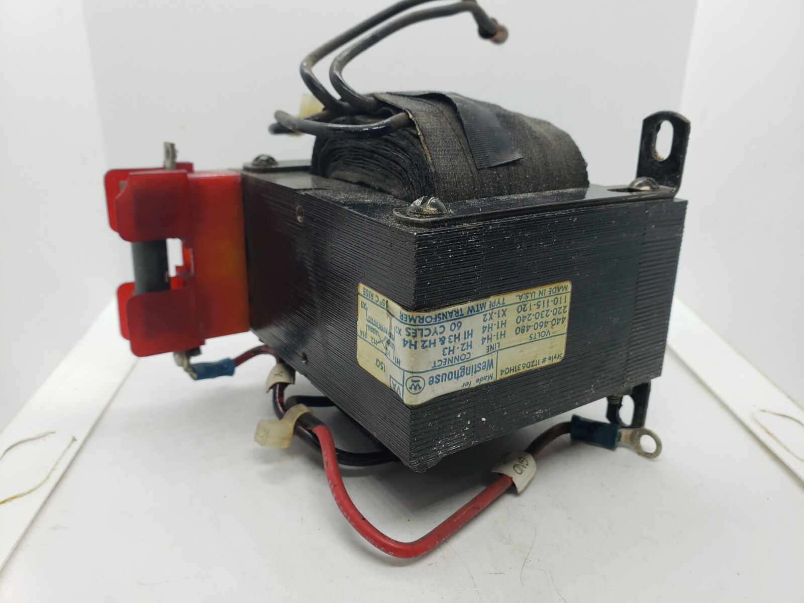 WESTINGHOUSE 112D631H04, VOLTAGE TRANSFORMER 150VA 240/480VAC
