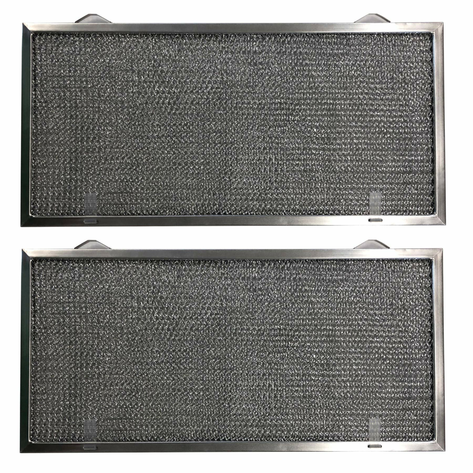 Aluminum Replacement Range Filter - Dimensions: 11-7/8 x 18-1/4 x 3/8 - (2 Pack)
