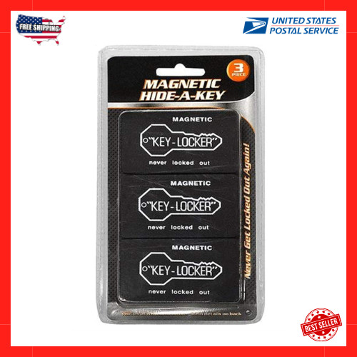 3x Hide A Key Magnetic Key Holder Key Box Car A Key Master Lock Key Holder HIDE
