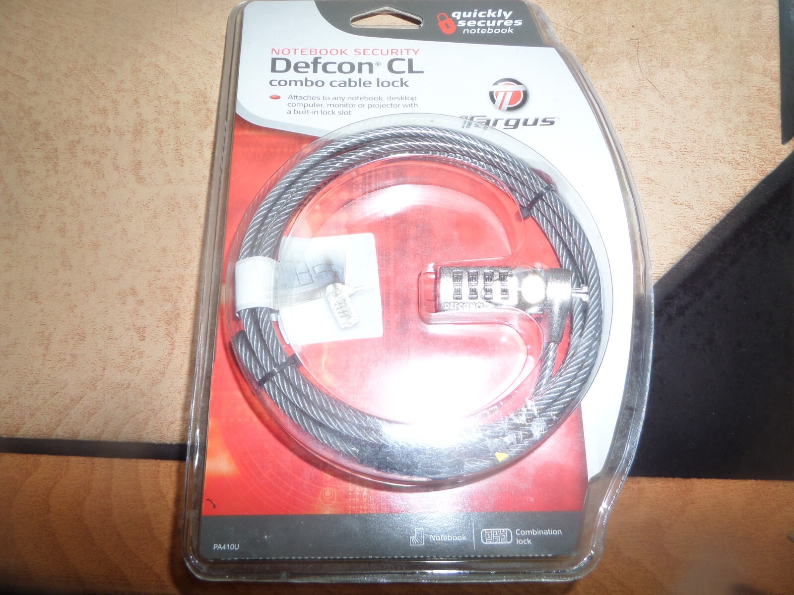 Targus Notebook Security Defcon CL Combo Cable Lock