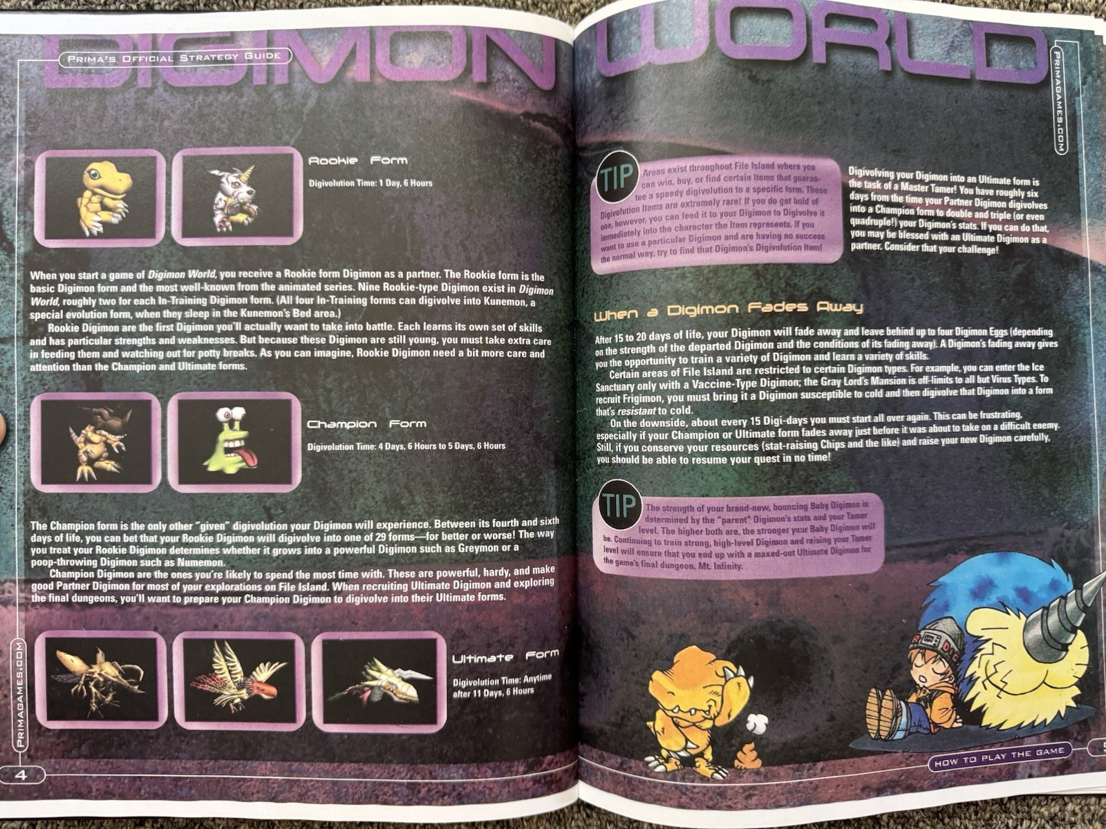Digimon World Hardcover Strategy Guide Custom