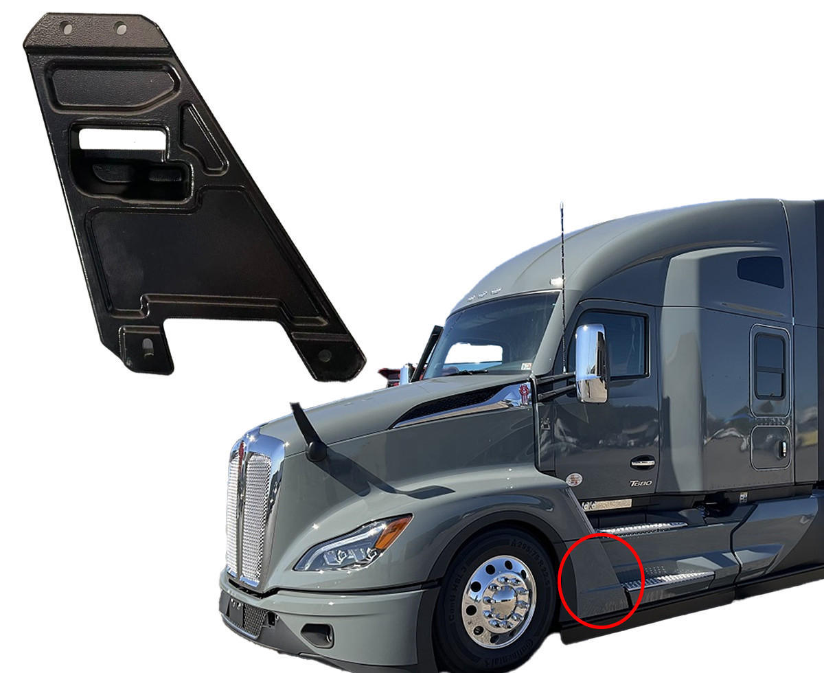 Front Step Panel Bracket For Kenworth T680 Next Gen 2022+ Driver Side