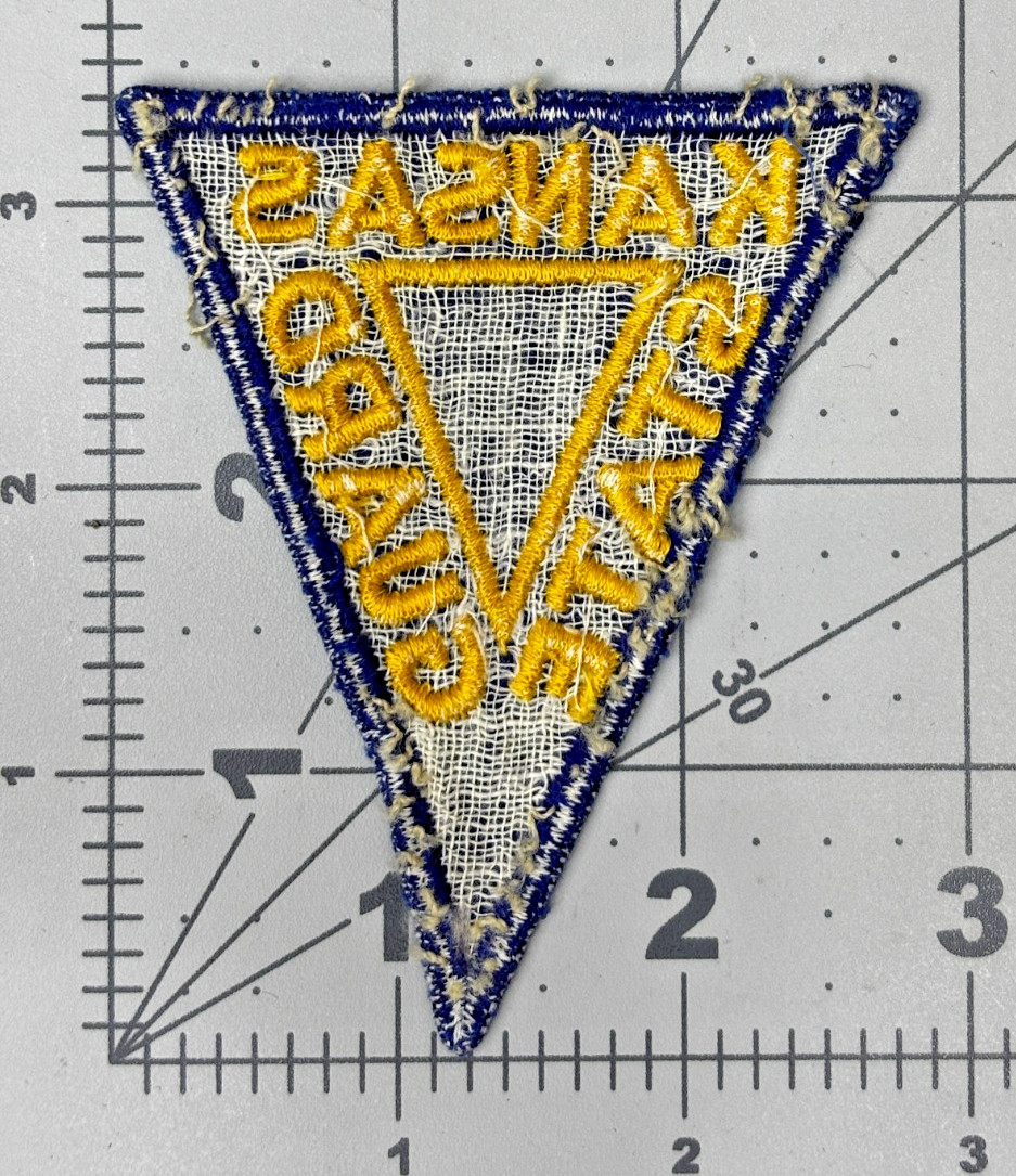 1941-1947 Kansas State Guard Twill Patch Inv# K1934