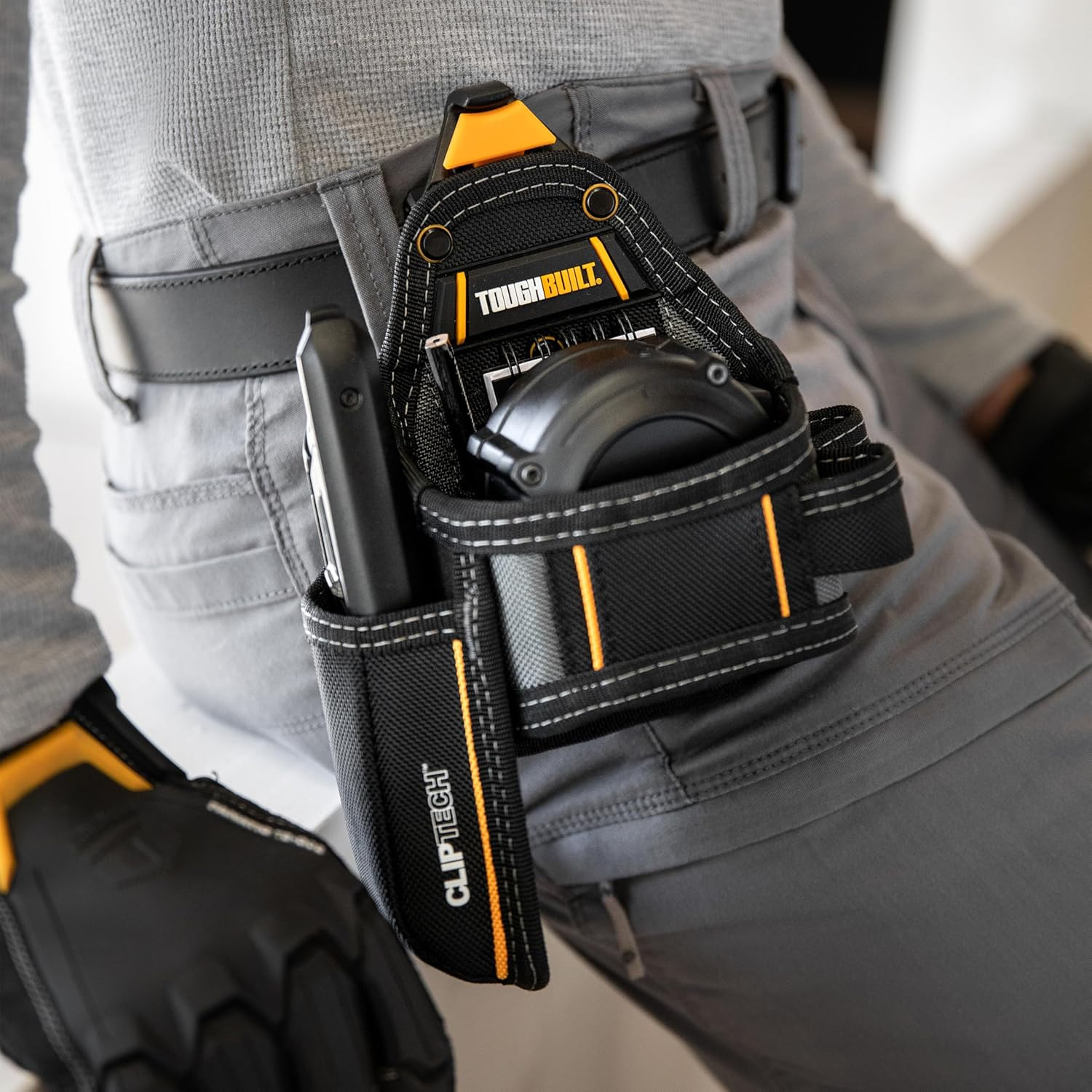 Cliptech Series - Utility Pouch, Heavy-Duty Tool Pouch with Multiple Pockets, Se