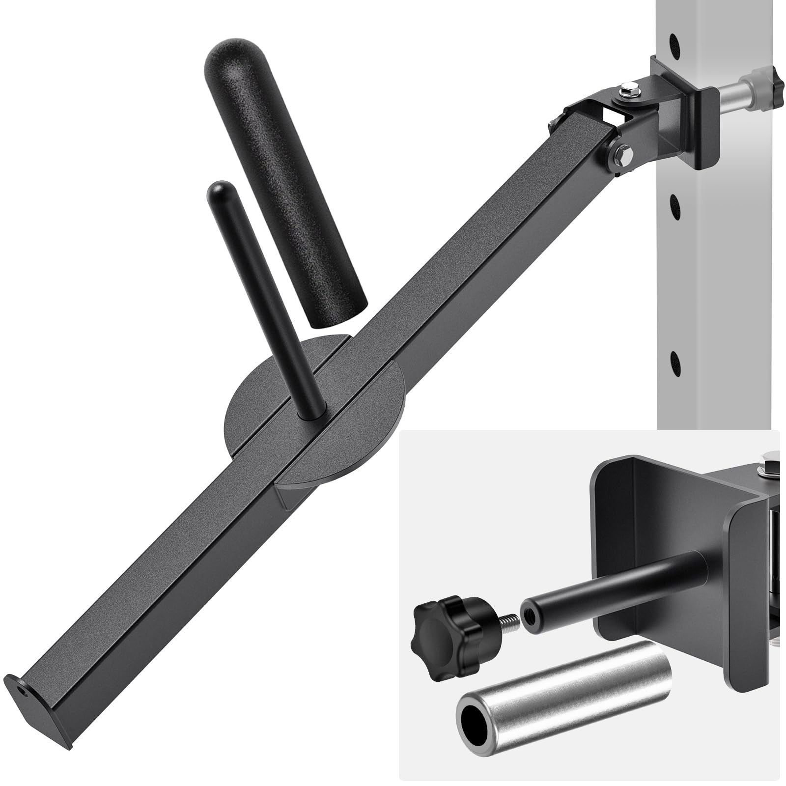 Belt Squat Lever Arm for 3" x 3" Power Cage with 5/8" or 1" Hole, Squat Rack ...