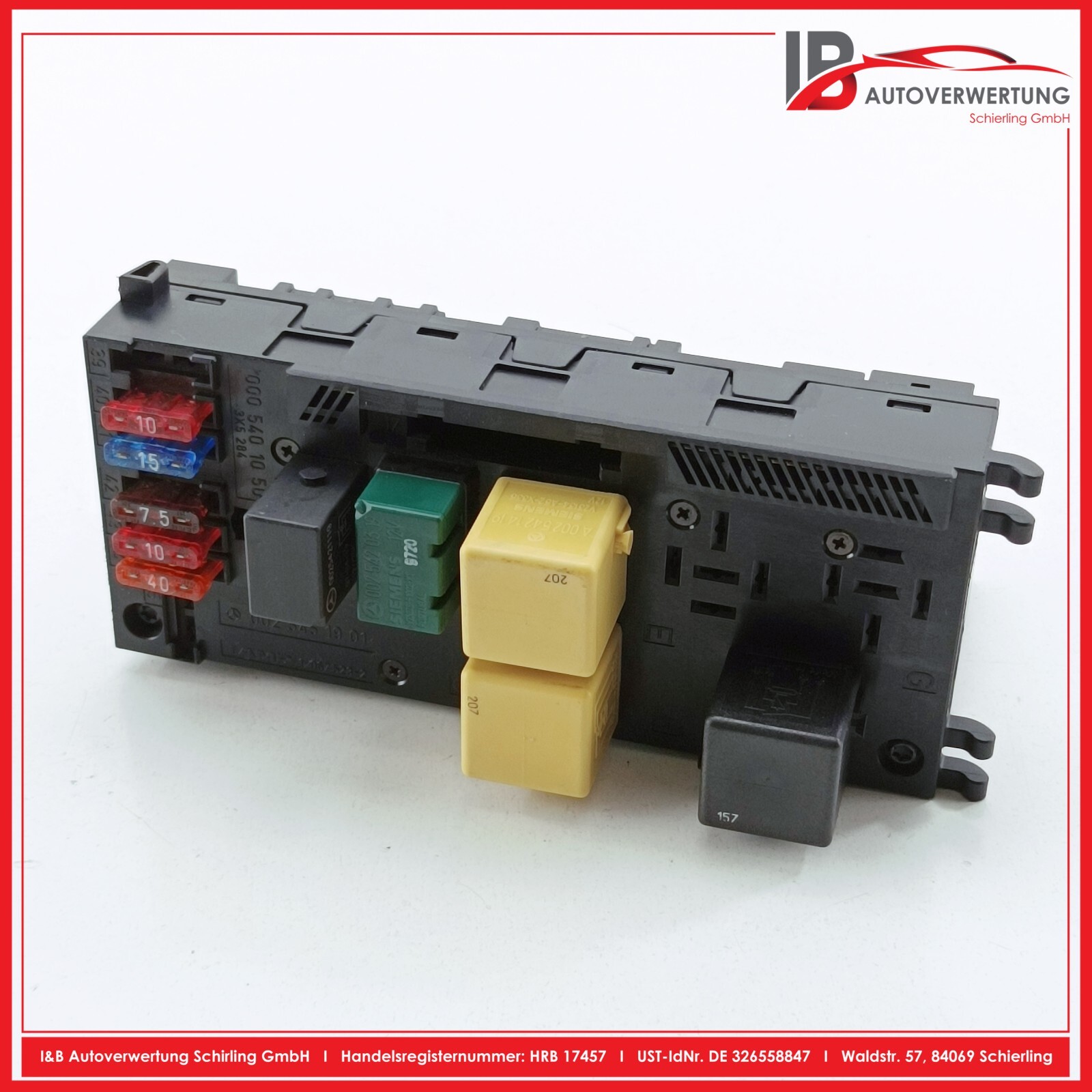 Mercedes Benz W202 W210 Genuine Central Electrics SAM Module A 0195455632