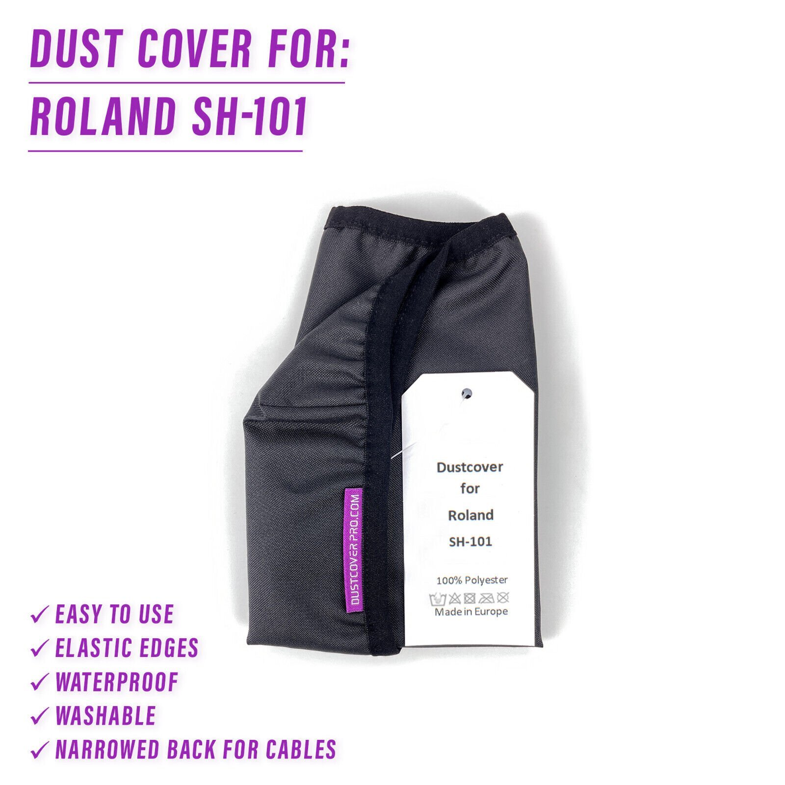 DUST COVER for ROLAND SH-101 - Waterproof, easy to use, elastic edges