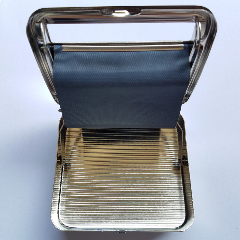Cigarette Tobacco Rolling Machine Box For 70mm Paper Metal Aluminium
