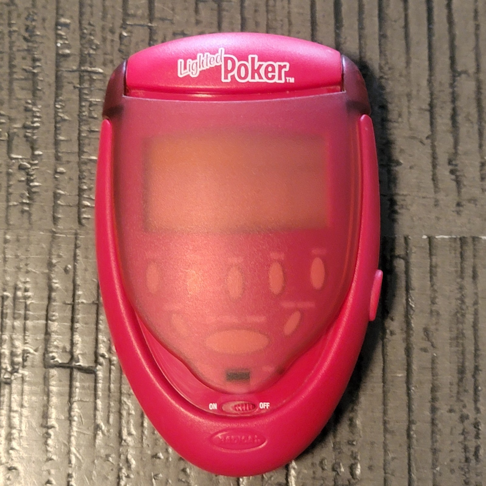 Radica Lighted Poker Flip-Top Electronic Handheld Game
