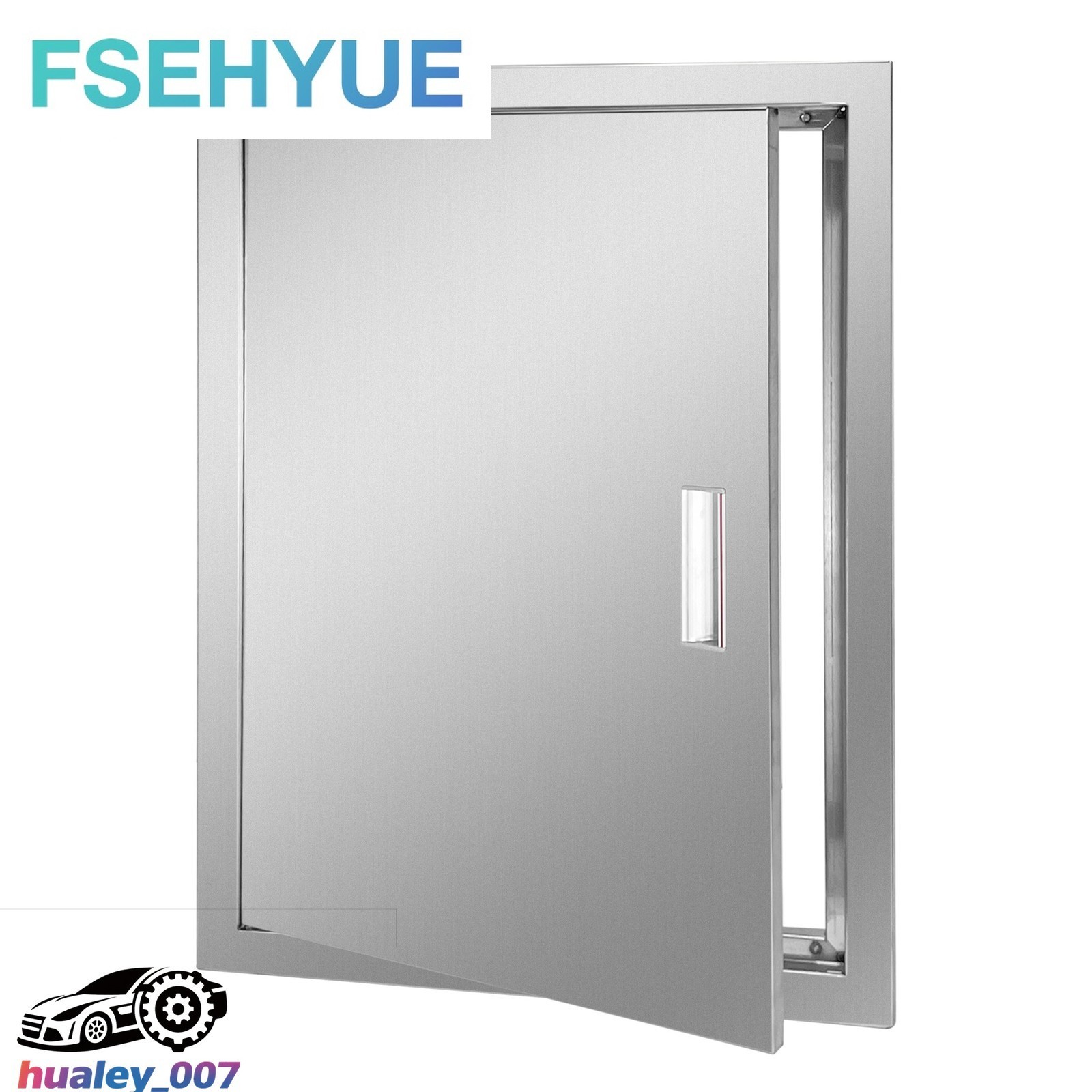 New 27H x 20W Inch BBQ Access Door, Stainless Steel Flush Mount Vertical