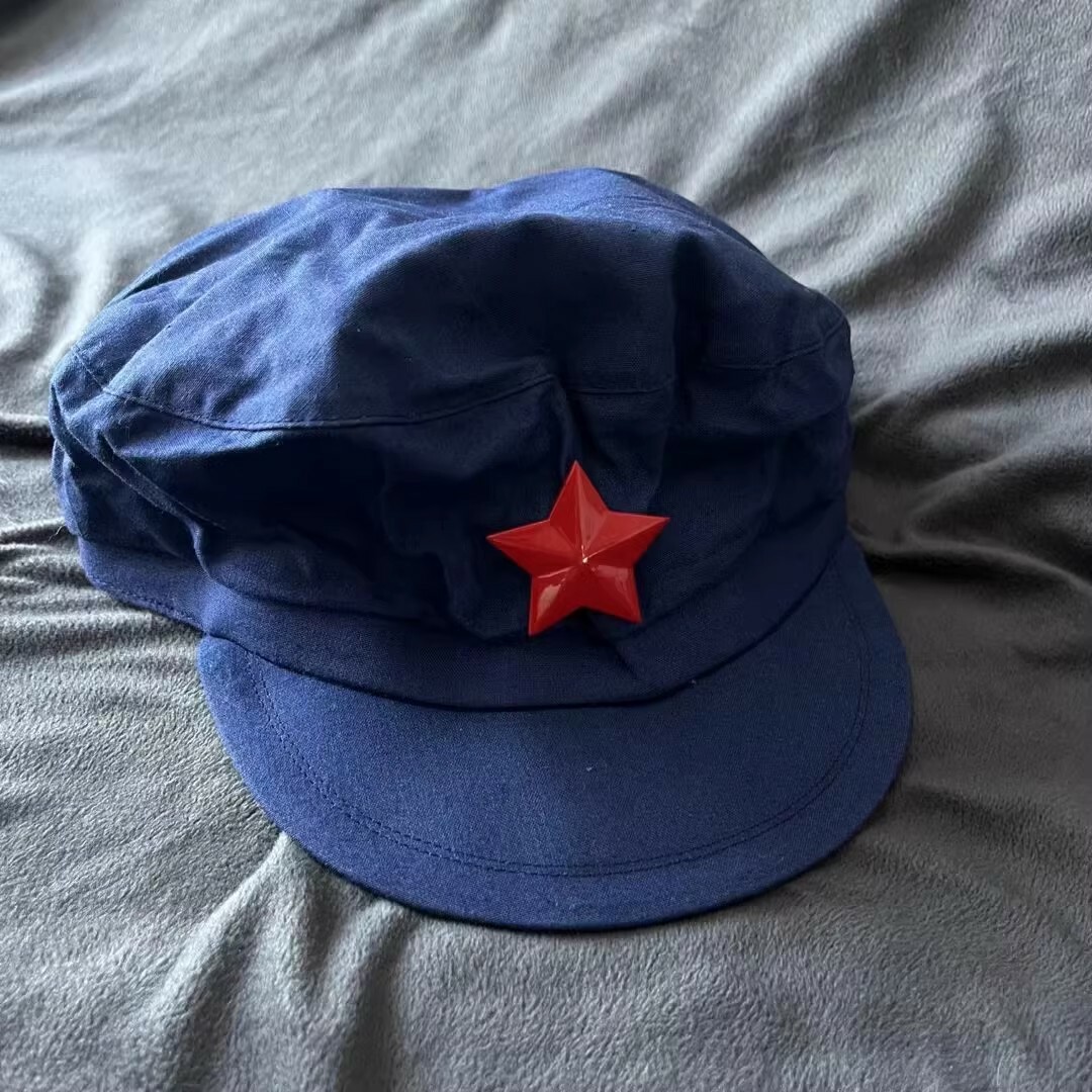 Surplus  Chinese Military Type 65 Red Star Navy Hat
