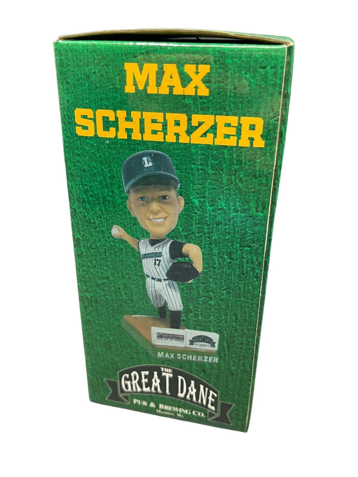 2014 Madison Mallards Max Scherzer Bobblehead Unboxed Baseball