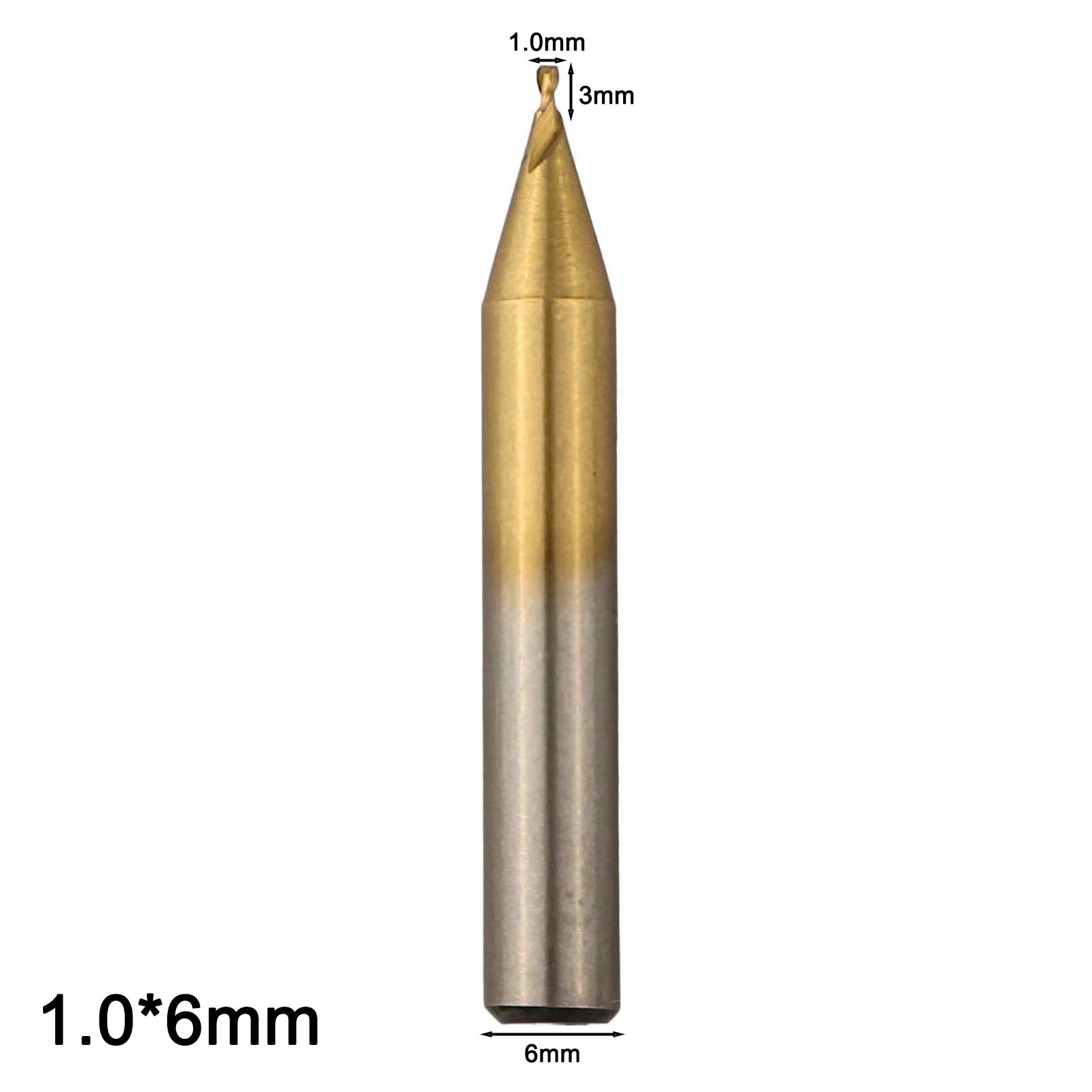 Vertical Key Machine 6mm Shank Milling Cutter for Material Processing 1pc
