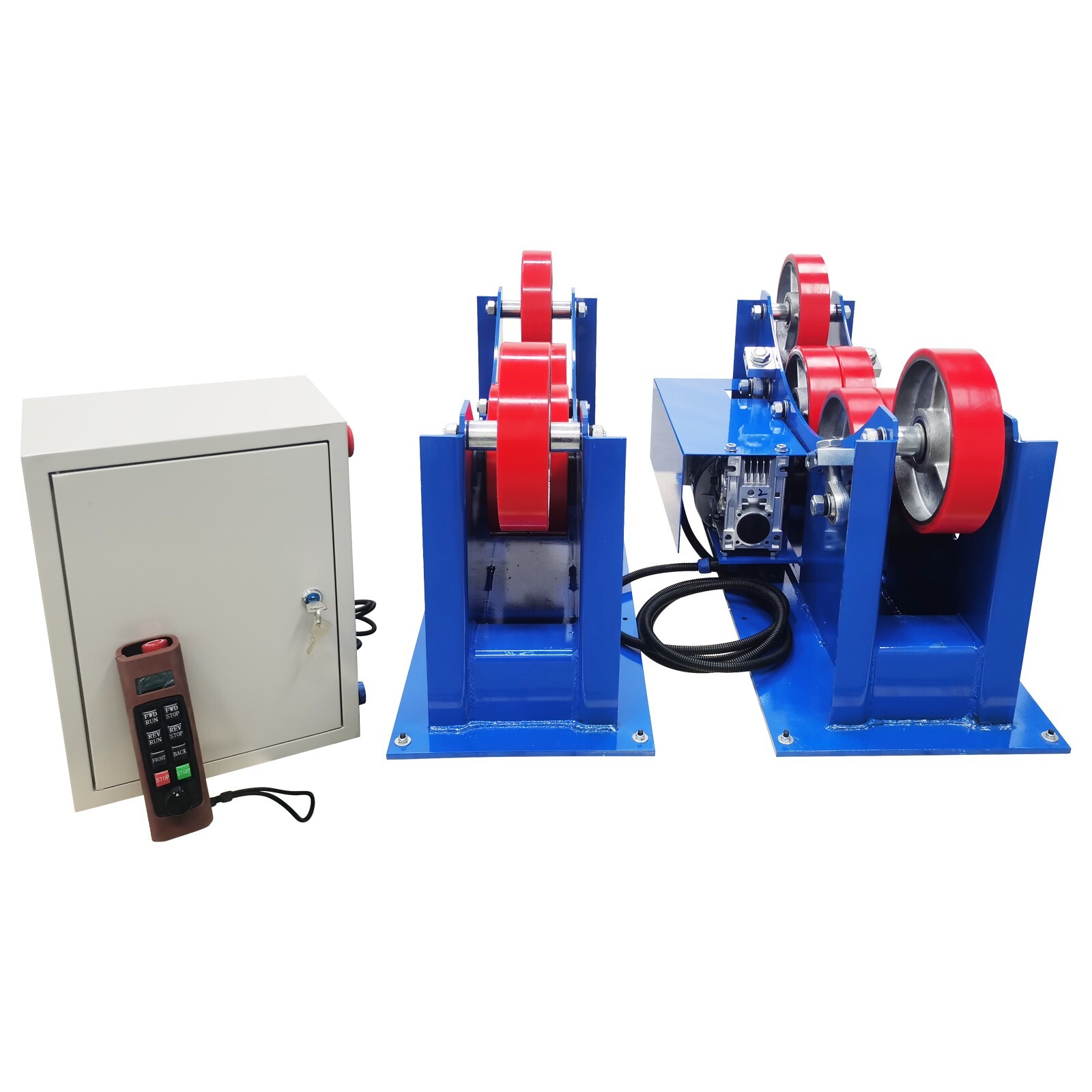 TPU Wheel Welding Turning Rolls Remote Control Digital Display Roller Frame 3T