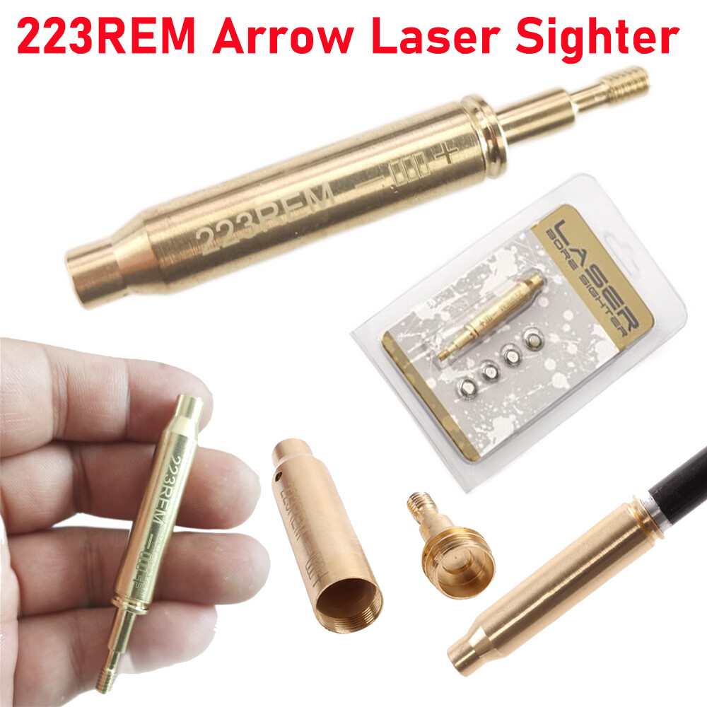 Laser Bore Sight Sighter BoreSighter Gun Red Dot Laser Cartridge Battery Include