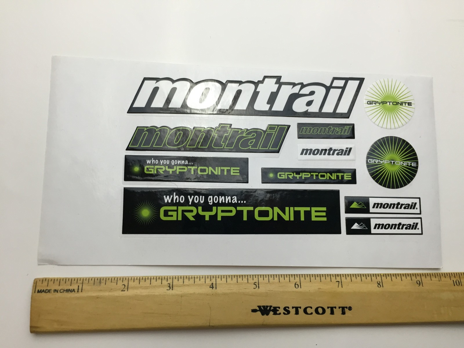 Montrail Sticker - Gryptonite Sheet
