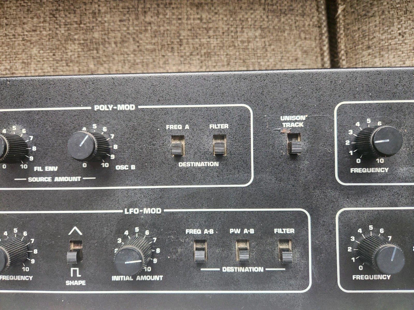 Sequential Circuits Prophet 600 vintage analog synthesizer