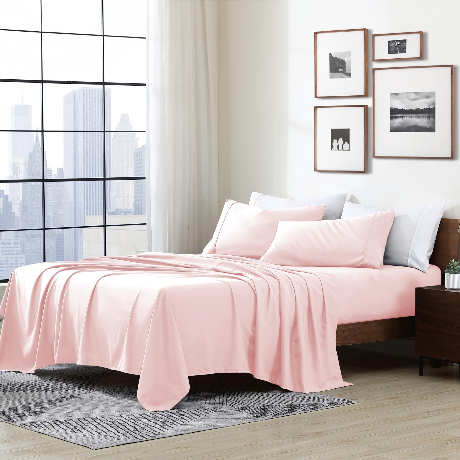 Essentials Ultra Soft Hypoallergenic Resistant Double Brushed Microfiber Bedd...