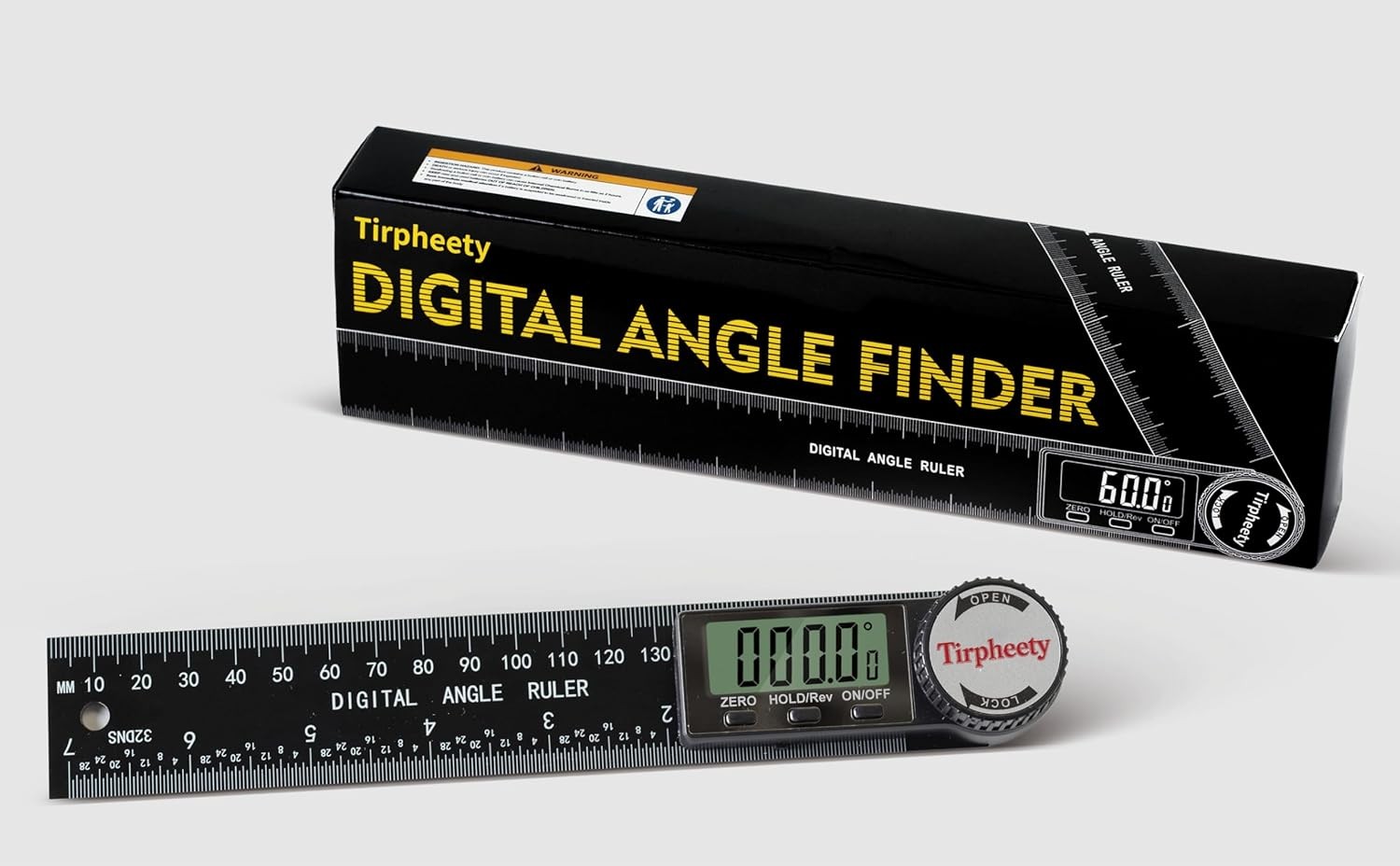 Digital Angle Finder Protractor, 3rd Generation Quick Display Angle Gauge Ruler,