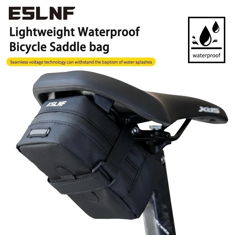 ESLNF Bicycle Bag Large Capacity Tail Rear Cycling Rear Seat Waterproof Saddle