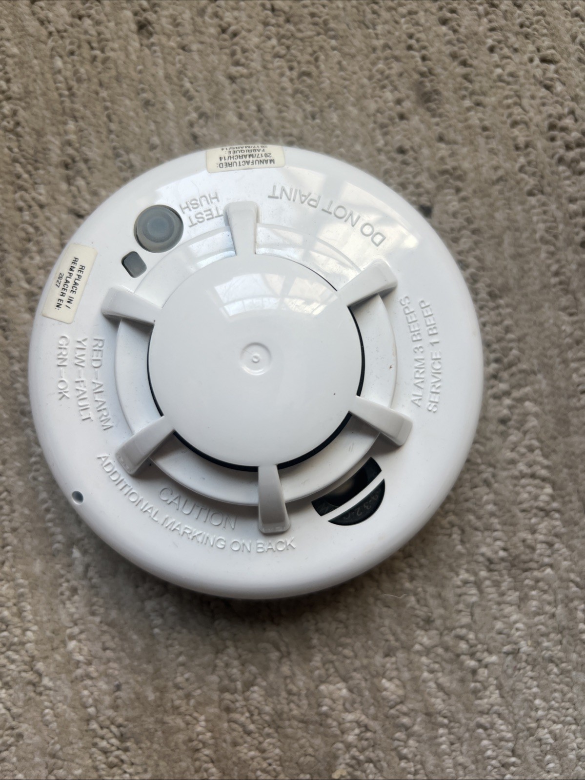 2GIG  2GIG-SMKT3-345 WIRELESS SMOKE HEAT SENSOR DETECTOR