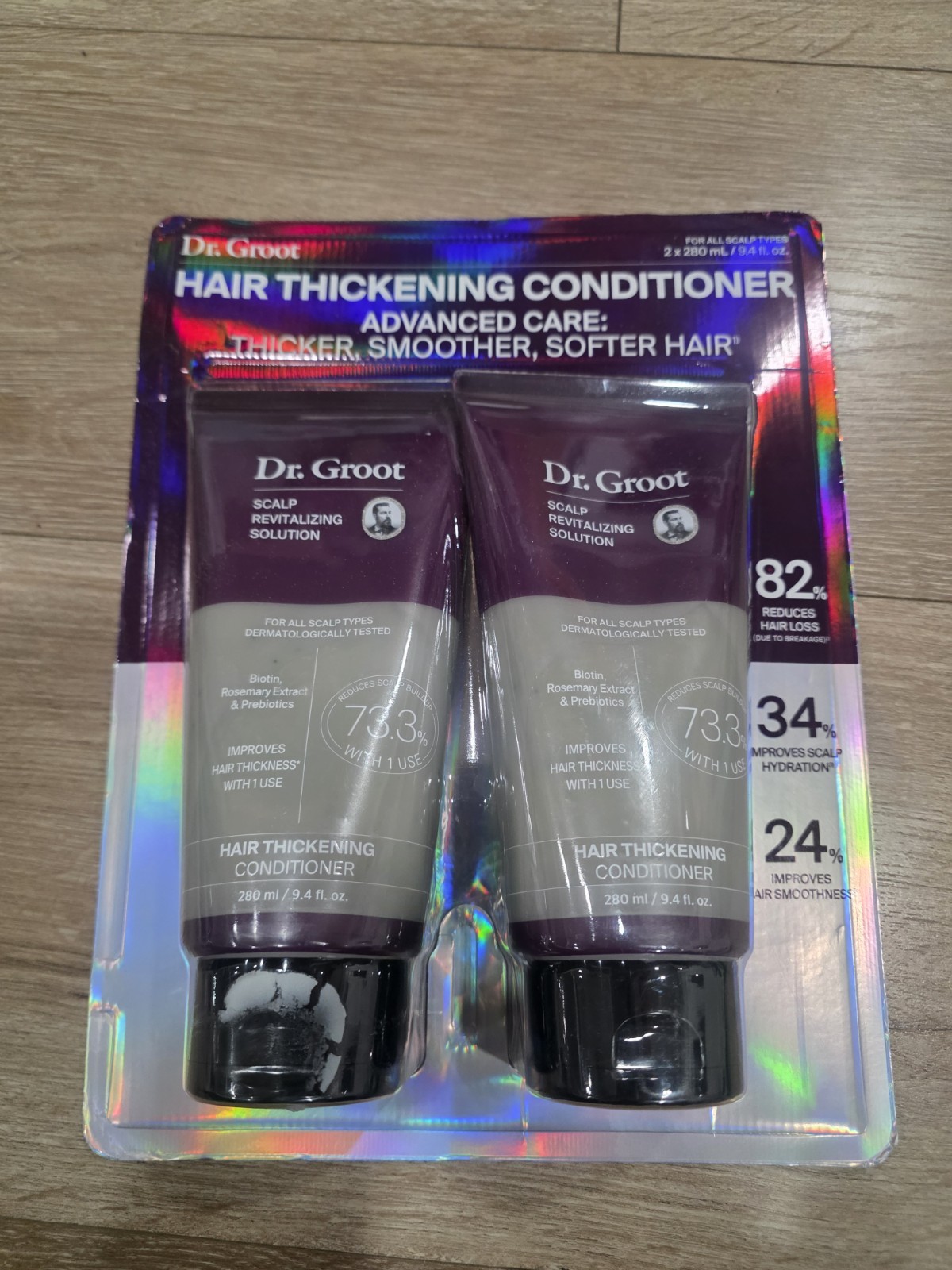 Dr. Groot Hair Thickening Conditioner 2pk Advanced Care Scalp Revitalizing 9.4oz