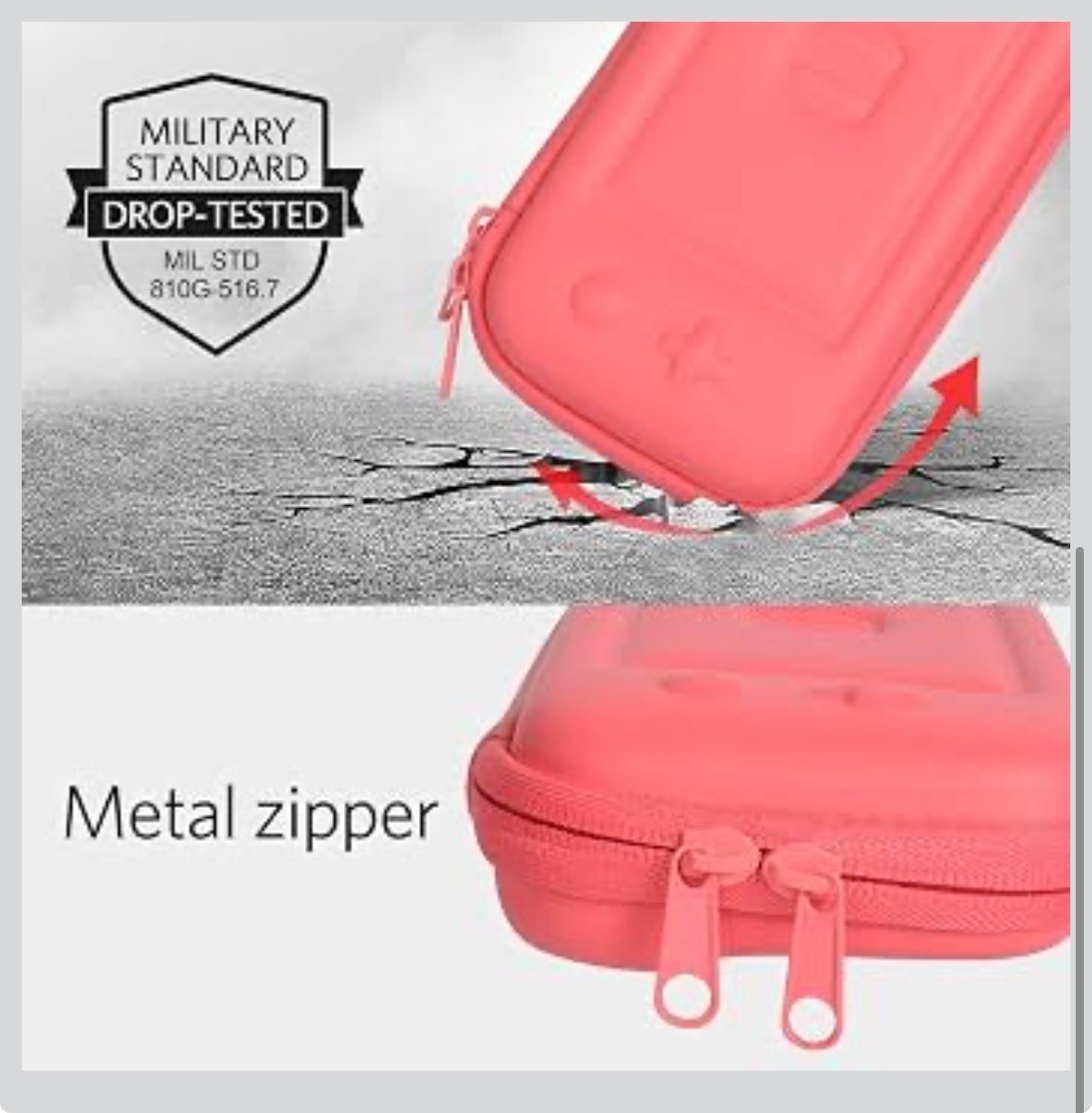 Carrying Case for Nintendo Switch Lite - with 1 Screen Protector