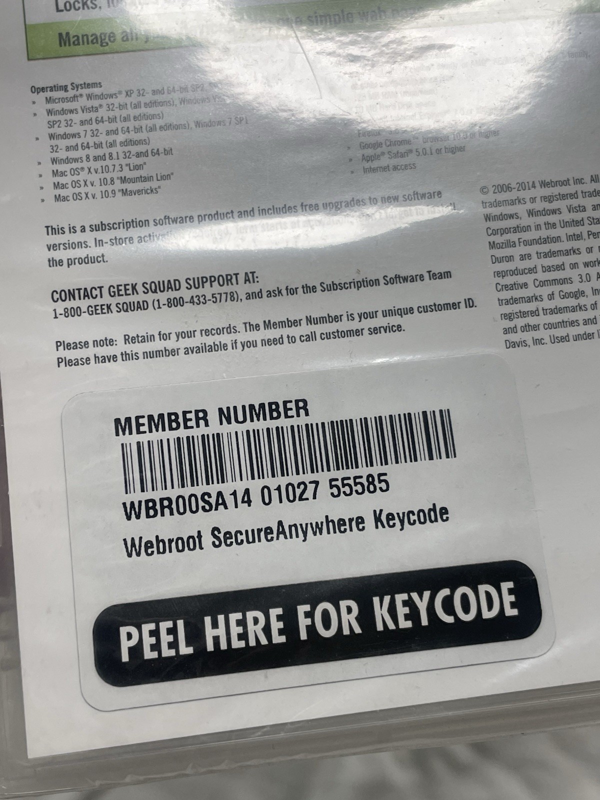 Webroot SecureAnywhere Internet Security - Full Version for Windows PC & Mac