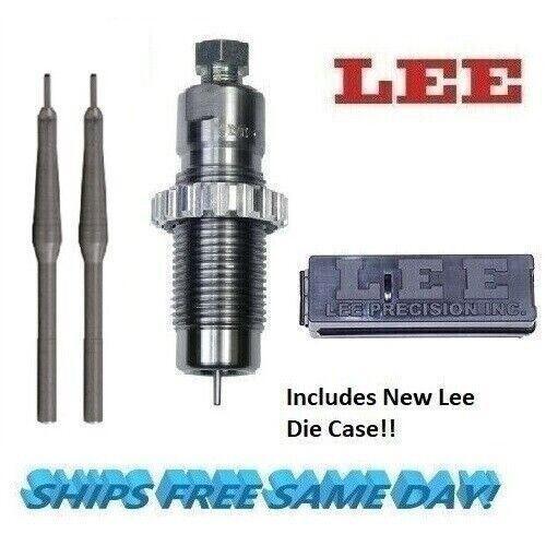 Lee Full Length Sizing Die for 6.5 creedmoor 91051 & 2 Decapping Pins SE2425
