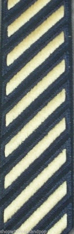 US Army Class A Dress Green Male Service Stripes 3 Years Per Gold On OD Green