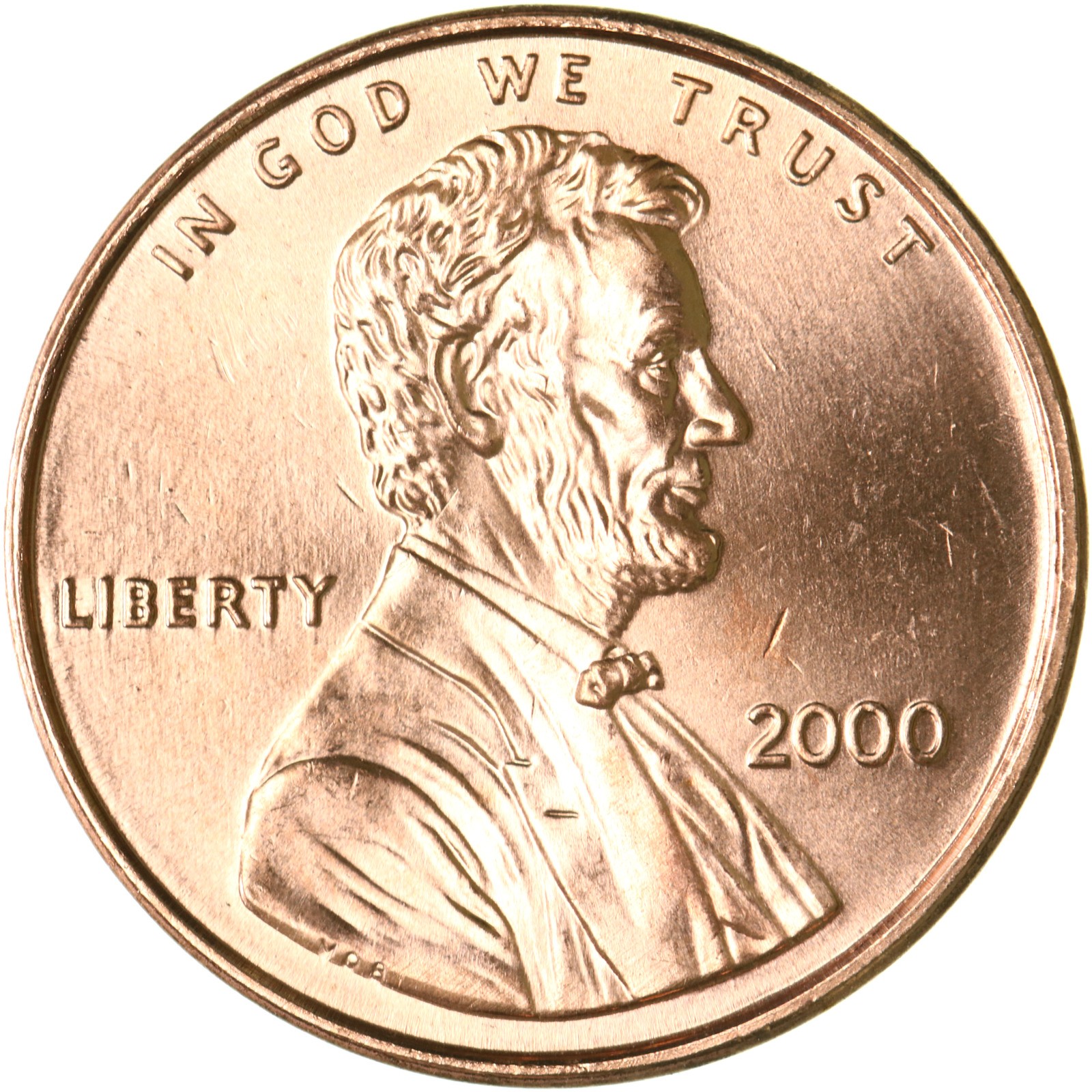 2000 (P) Lincoln Memorial Cent Choice BU Penny