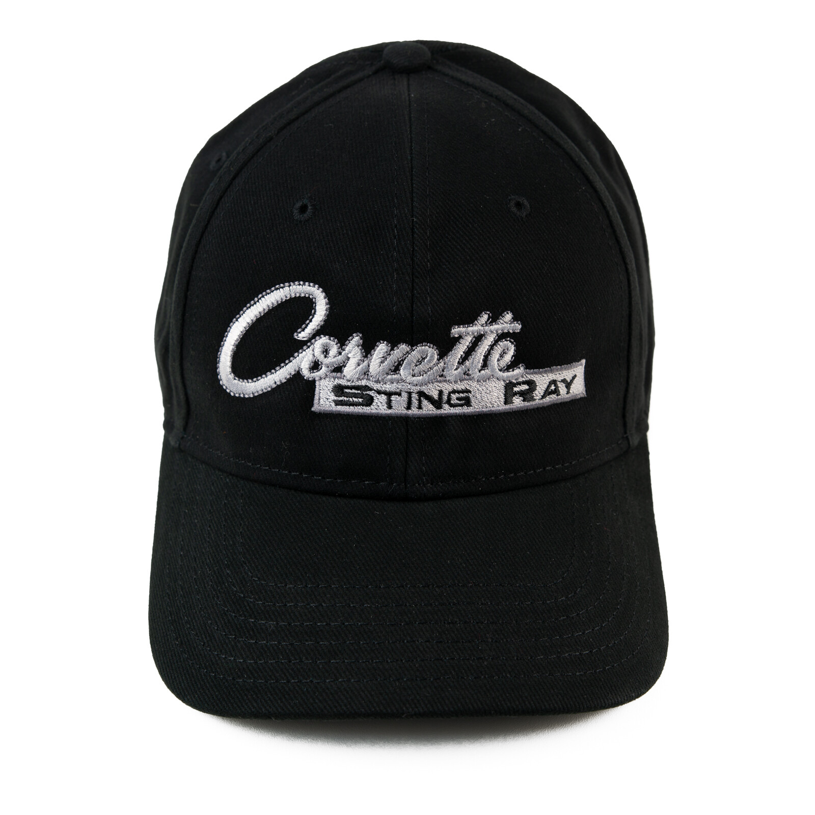 Chevrolet Classic Corvette Sting Ray Cotton Twill Black Hat Cap - SHIPPED IN BOX