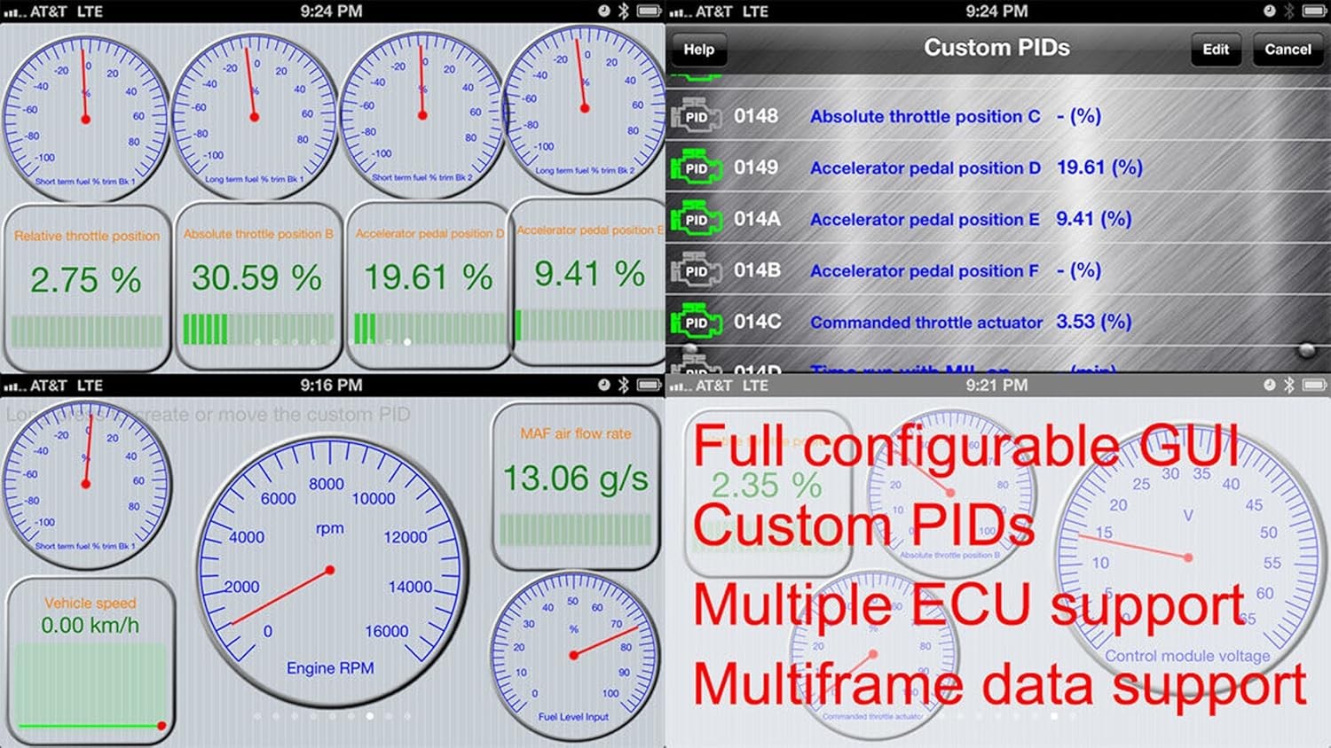 LELink2 Bluetooth OBD2 Car Diagnostic Tool Auto On/Off iPhone iPad Android